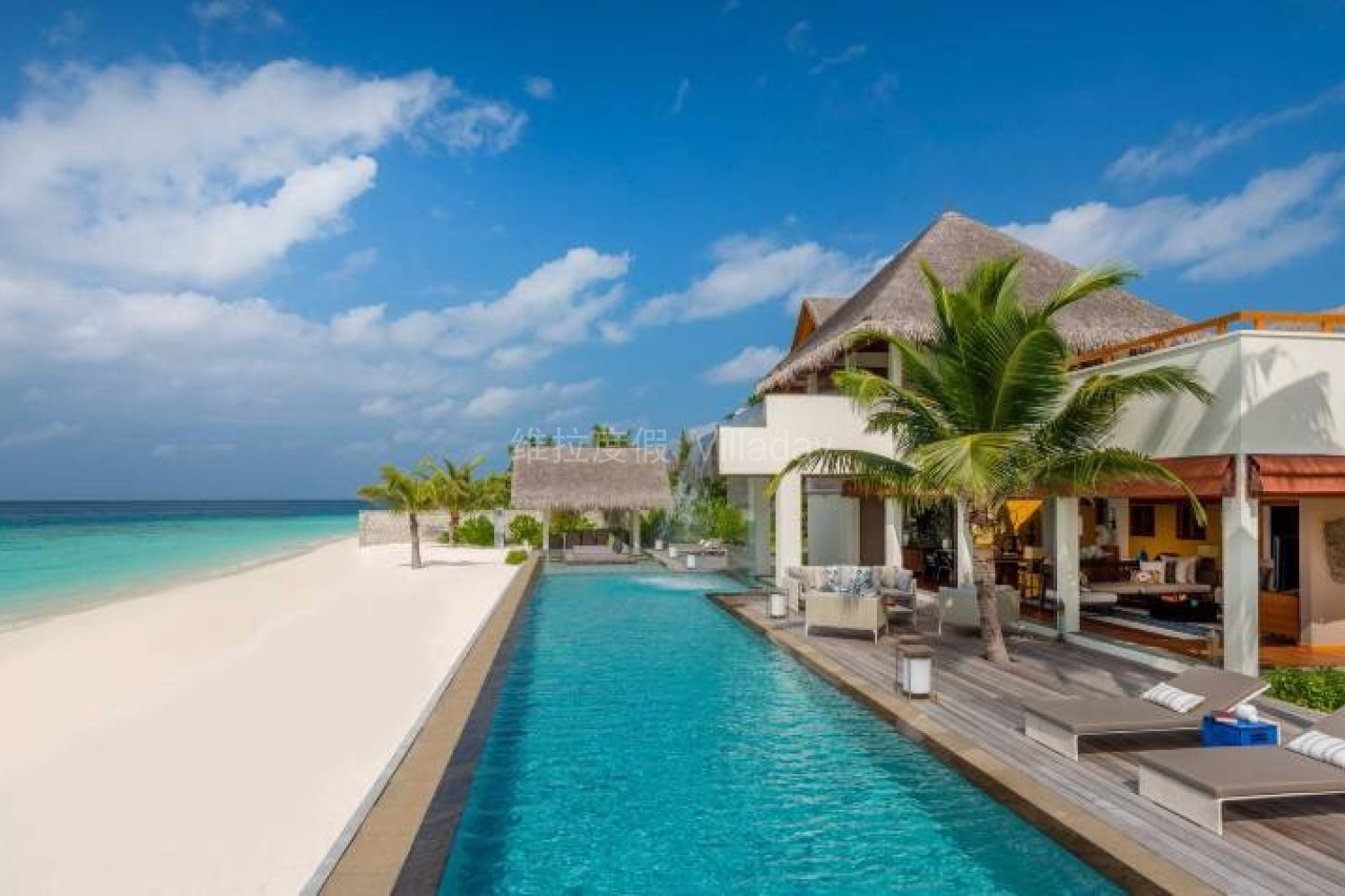 马尔代夫戴加利岛Beach Villas with Pool 海滩泳池别墅（无边泳池）,戴加利岛酒店攻略 - wee旅